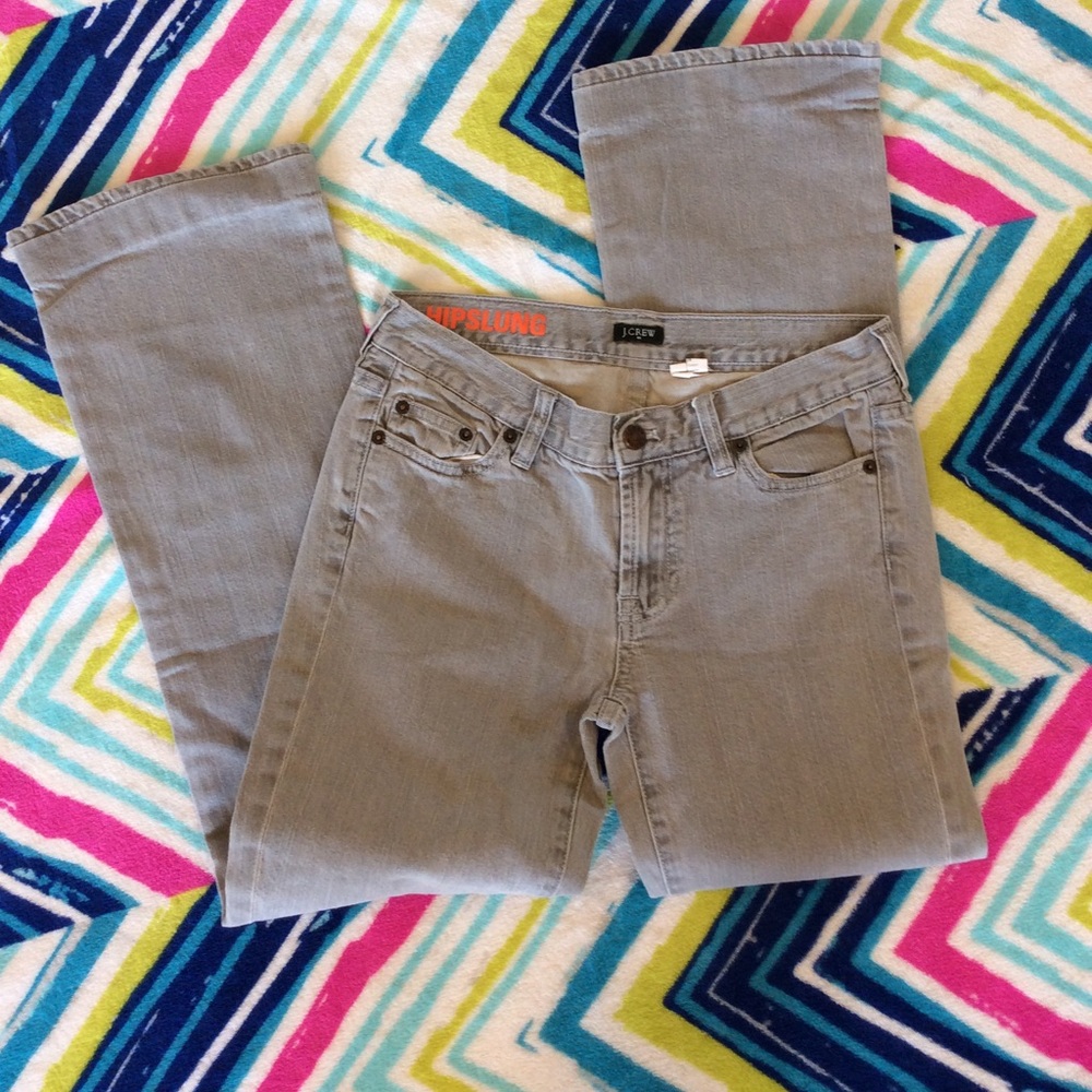 J Crew Jeans Gray womens 28 Hipslung
